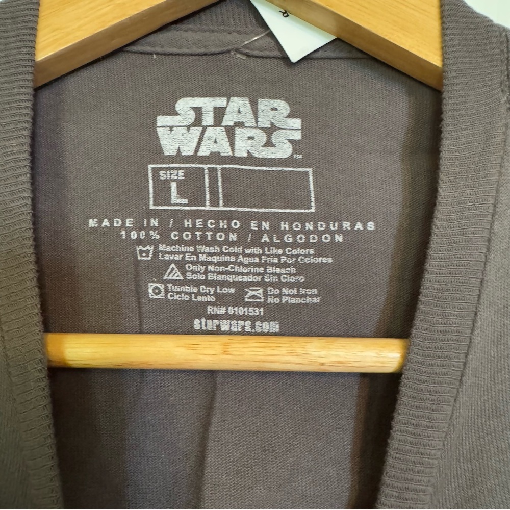 VTG Star Wars Darth Vader Stormtrooper Police Line Up Gray T-Shirt Size Large‎ - Picture 3 of 6